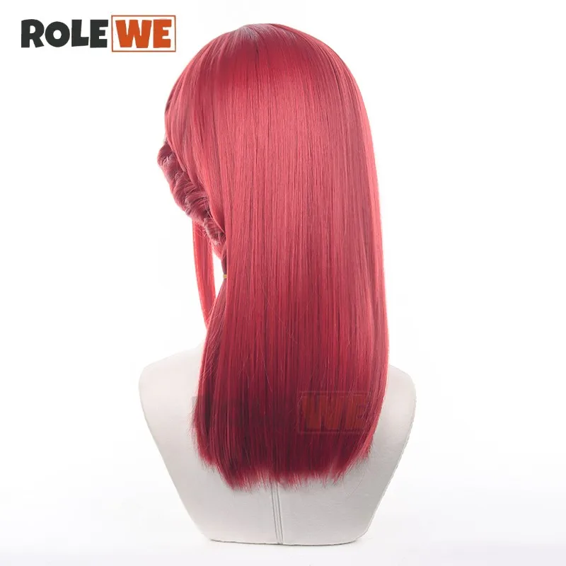 Anime BLUE LOCK Cosplay Chigiri Hyoma Wig Men Red Braided Braids Hair Halloween Party Isagi Yoichi Wigs+Wig Cap