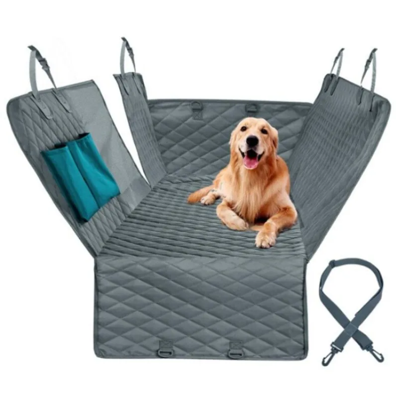 Waterproof Pet Car Seat Cushion Doghouse Cotton Car Trunk Pet Store 600D Oxford Cloth Breathable Warm Pets Travel Supplies