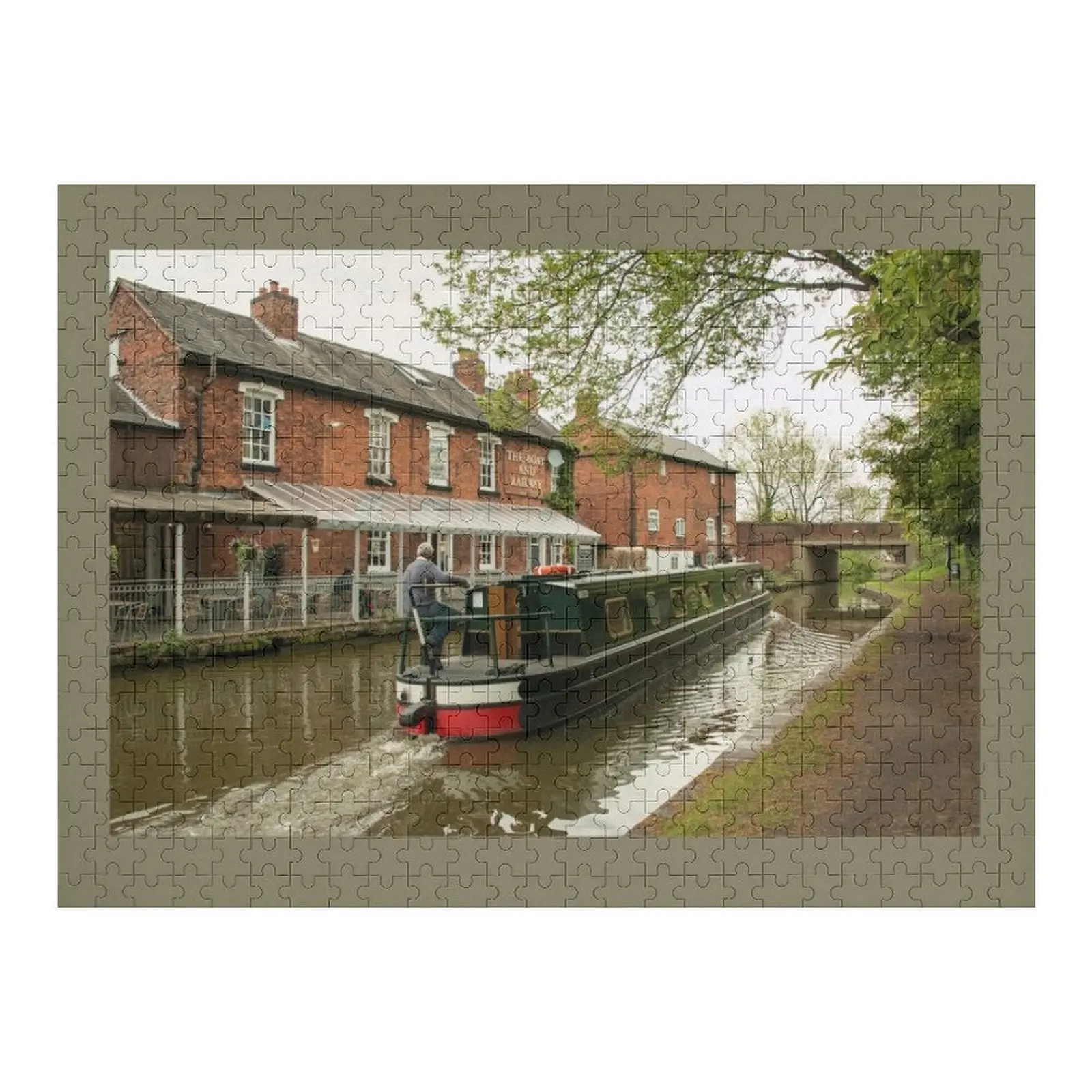 

The Boat and Railway Jigsaw Puzzle Jigsaw Custom Personalized Toys Personalised Personalized Name Puzzle