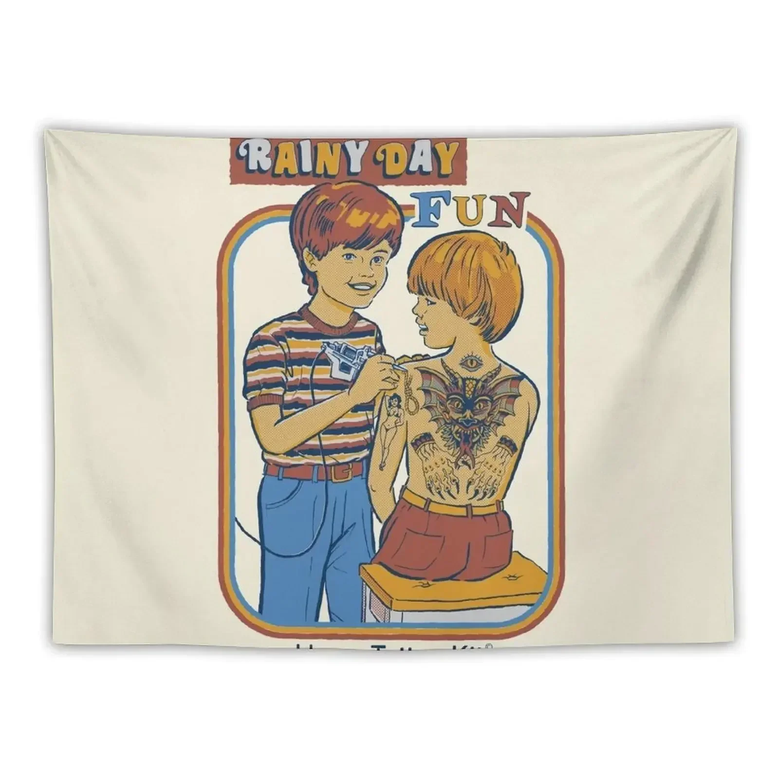 Rainy Day Fun Tapestry Home And Comfort Decor On The Wall Tapestry