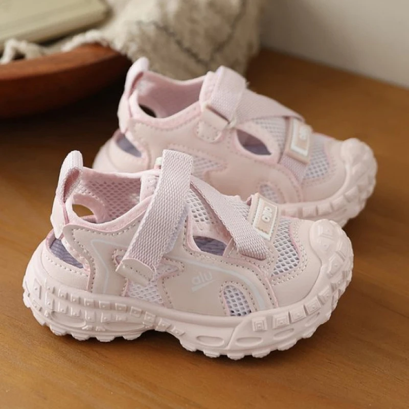 

Summer Sport Shoes For Children Hollow Out Mesh Breathable Kid's Sneakers Anti-slippery Trend Fashion Running Footwear