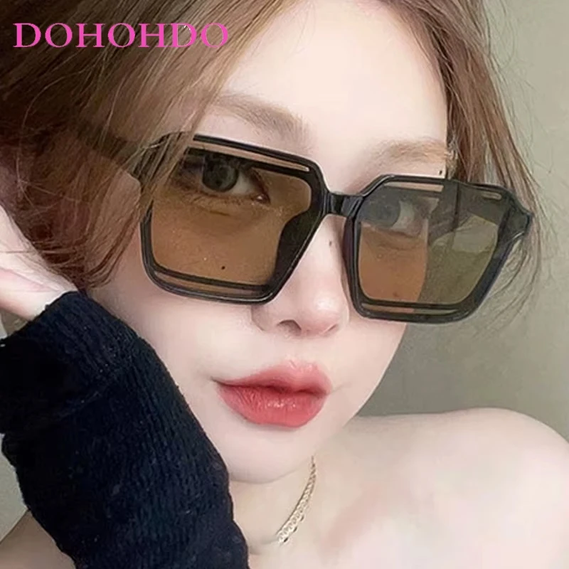 

New Fashion Square Frame Sunglasses Women Men Classic Personality Design Outdoor Sports Driving Sun Glasses UV400 Lentes De Sol