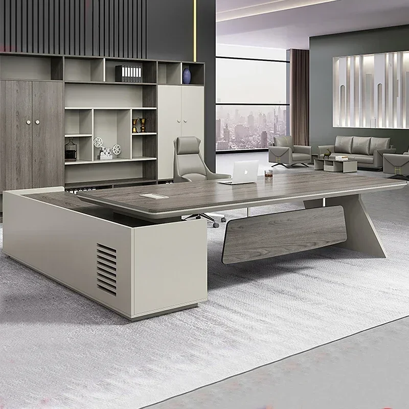 Accesorios de escritorio para ordenador Gamer, muebles de oficina, mesa de conferencias moderna de lujo, esquina de trabajo, reunión, muebles de oficina L