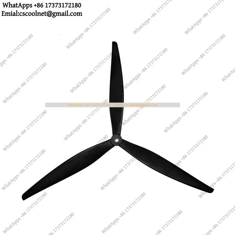 JS03 1 Pair 17X8X3 Propeller 1CW 1CCW Black Glass Fiber Reinforced 17 Inch Props For RC Model Multicopter Drone Parts