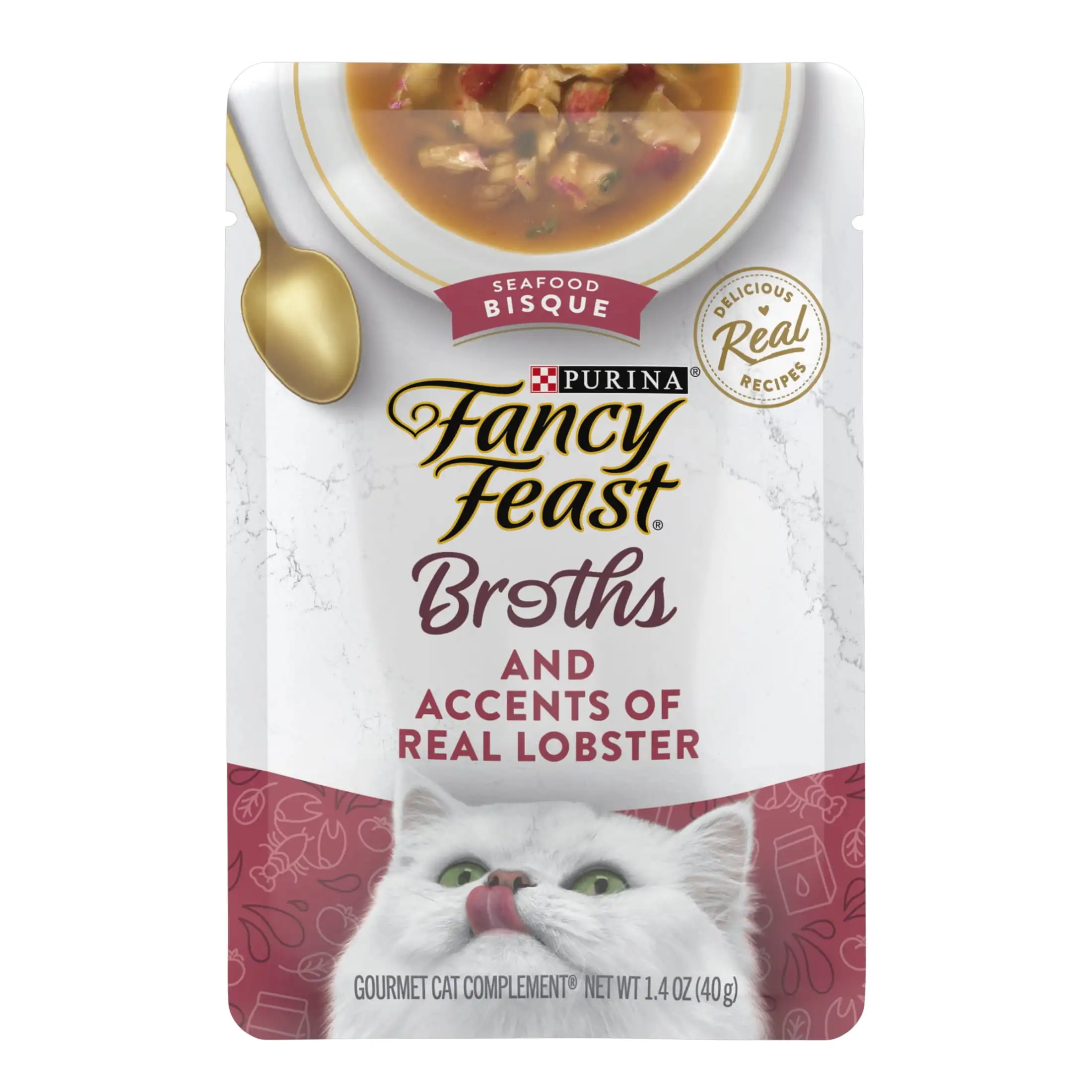 

Purina Broths Kitten Food, Wet Cat Food, Lobster Seafood Bisque, 1.4 oz Tubs (16 Pack)
