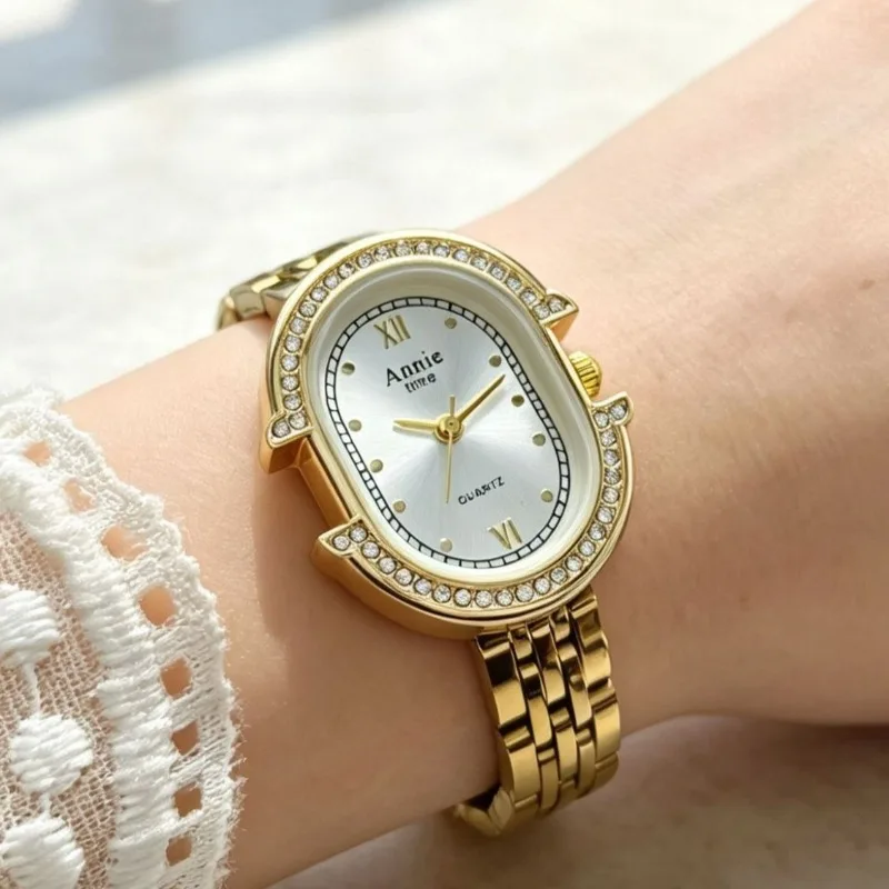 Luxury Women Watches Steel Strap Diamond Studded Dial Ladies Quartz Wristwatches New Arrive Gift Women's Watch Wholesale