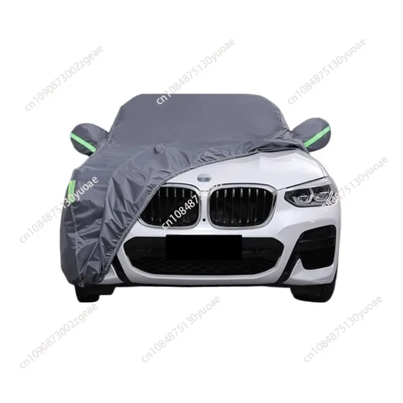 

Suitable for BMW X1X2X3X4X5 car cover, thickened sun protection, rain protection and heat insulation, Oxford cloth car sunshade