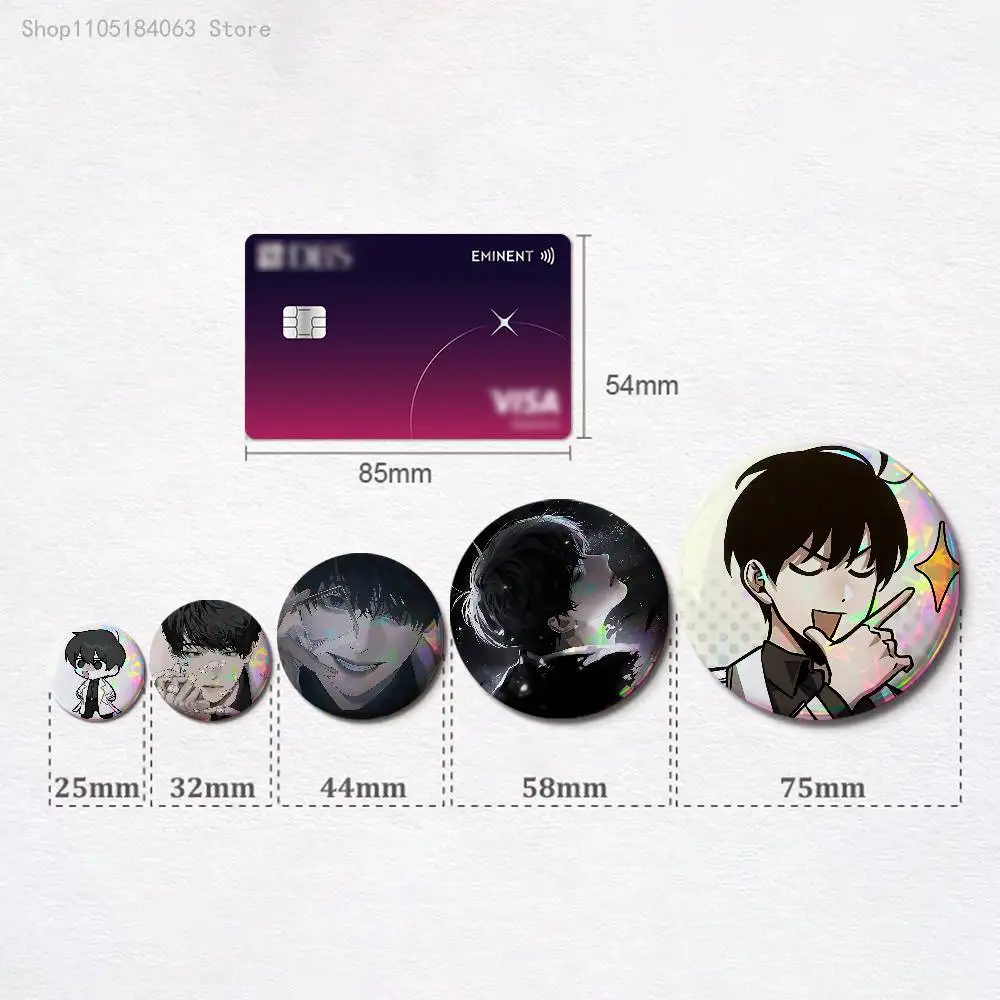 Kim Dokja ORV Badges 25 32 44 58 75 mm Round Cosplay Pin Bag Decor Fans Collect Friends Gifts Brooch Souvenir