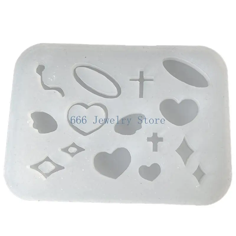 F2TD Heart Shaped Mold Miniature Treats Mould for Crafting Cookie Chocolate Molds