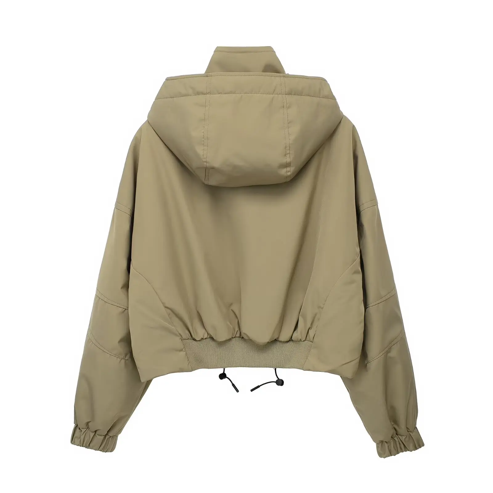 Tangada 2024 Autumn Winter Women Oversized Jacket Pocket Long Sleeve Female Loose Hood Outwear 3H0434