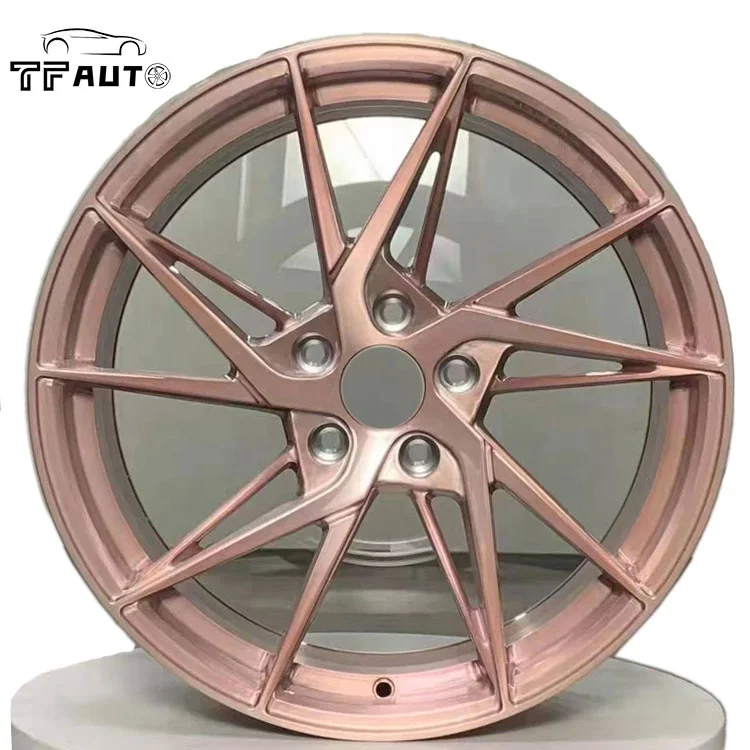 

gold chrome passenger racing forged car aluminum alloy wheel rims made in china accessories 18 for porsche