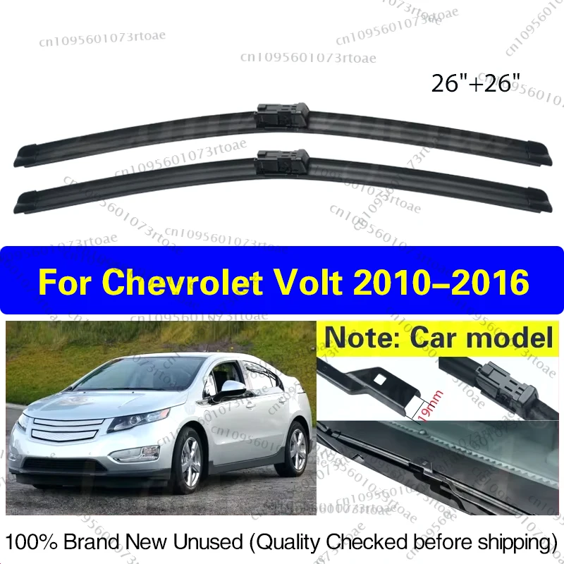 

Car Wiper For Chevrolet Volt 2010-2016 Front Wiper Blades Soft Rubber Windscreen Wipers Auto Windshield 26"+26" Car Accessories
