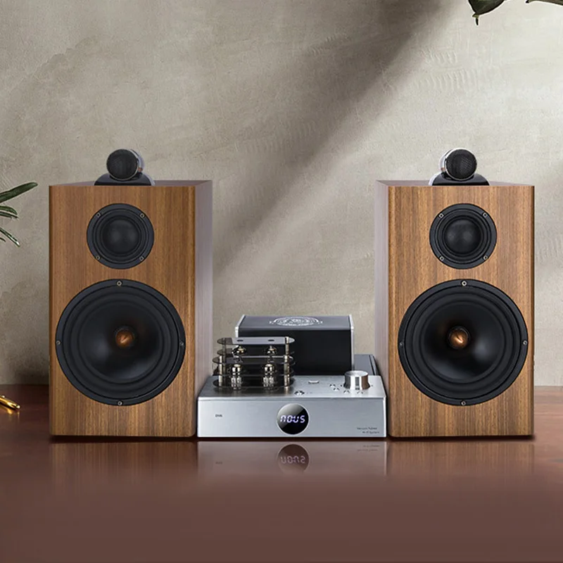 

120 Вт 3-полосные Bluetooth-динамики X HiFi ламповый усилитель 6,5-дюймовый сабвуфер Беспроводной комплект аудиторії Поддержка USB WAV для домашнего кинотеатра ПК
