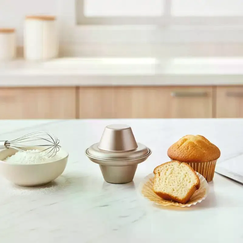 Non-Stick Mushroom-Shaped Muffin Pan High-Grade Carbon Steel Creates A High-Rise Shape Makes Sponge Cake Cupcakes