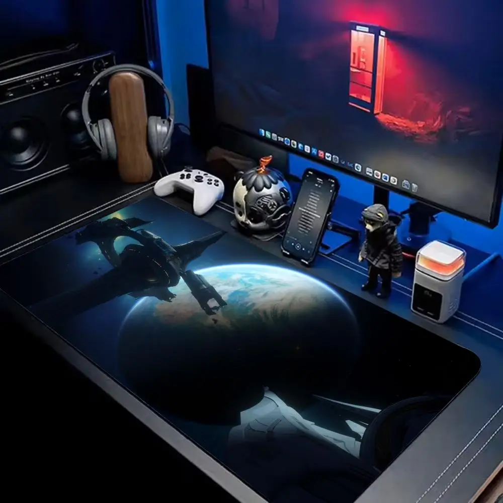 Genshin Impact Luna VIII Mouse Pad Extra Large XXL Extended Gaming Desk Mat Customizable natural non-slip rubber