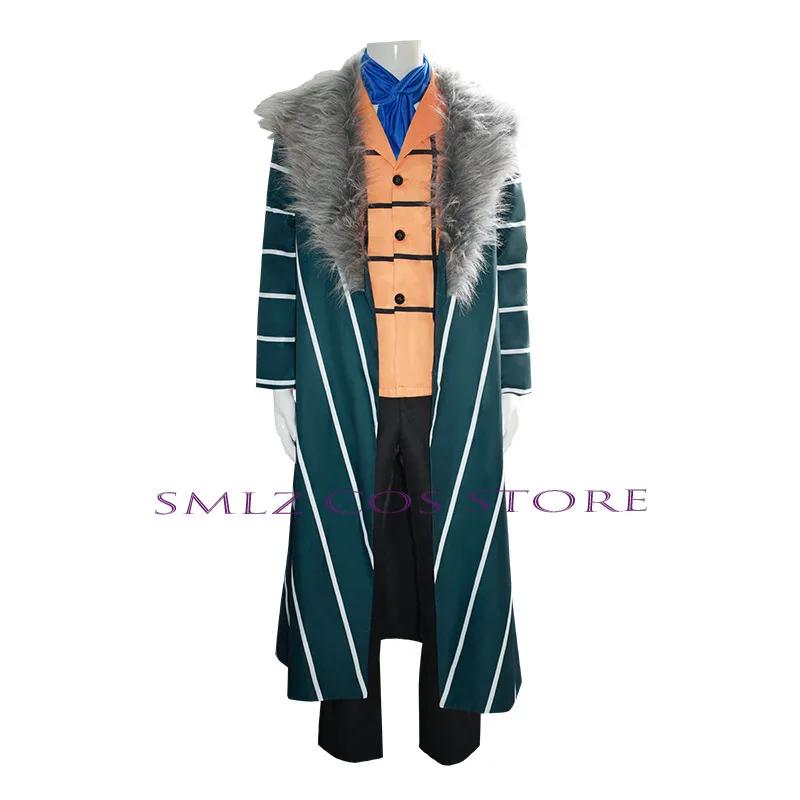 Disfraz de Cosplay de cocodrilo Mr 0 para hombre y mujer, traje de Cosplay de Anime, peluca, uniforme, capa, traje de fiesta de Halloween