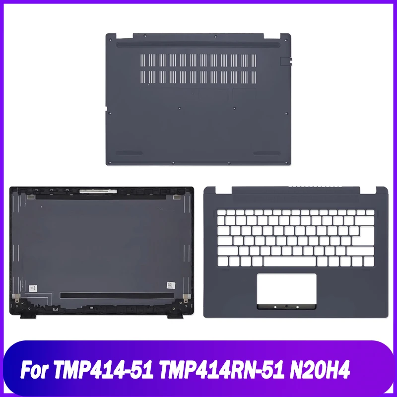 Новая задняя крышка для ноутбука Acer TravelMate TMP414-51 TMP414RN-51 N20H4, задняя крышка с ЖК-дисплеем, упор для рук, верхняя нижняя часть корпуса A C D, крышка