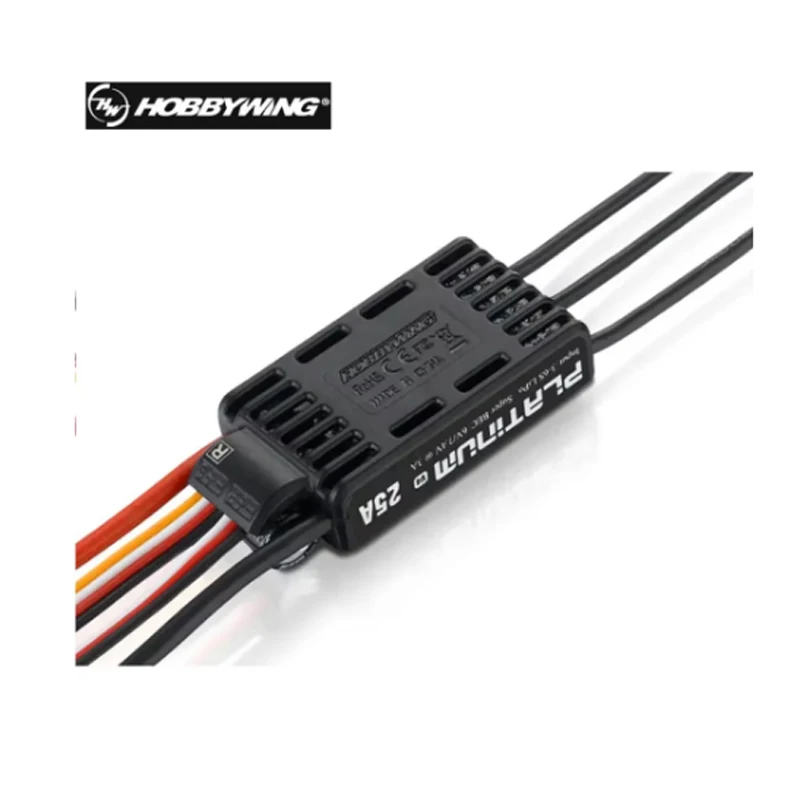 Hobbywing Platinum V4 25A 40A 60A 80A 120A Borstelloze ESC Elektronische Snelheidsregelaar 3-6S Lipo Ingebouwde BEC Voor RC Vliegtuig