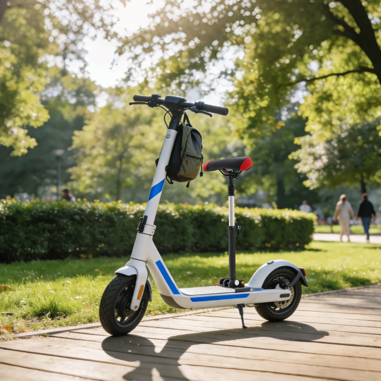 Verstellbarer Elektroroller-Sitz, geeignet für Xiaomi 1S, Xiaomi Pro Elektroroller, Rollerstärke: 9-10 cm, Breite: 14-15,2 cm – Detail 2