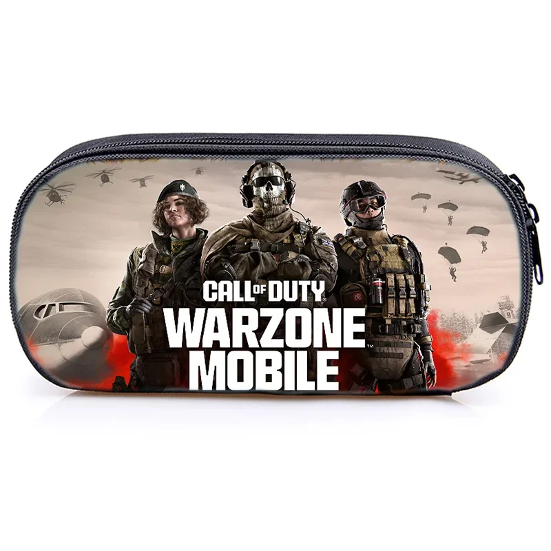 

3D Call Of Duty Warzone Print Cosmetic Case Pencil Bag Stationary Bag Pencil Case School Supplies Women Makeup Box Kids Gift