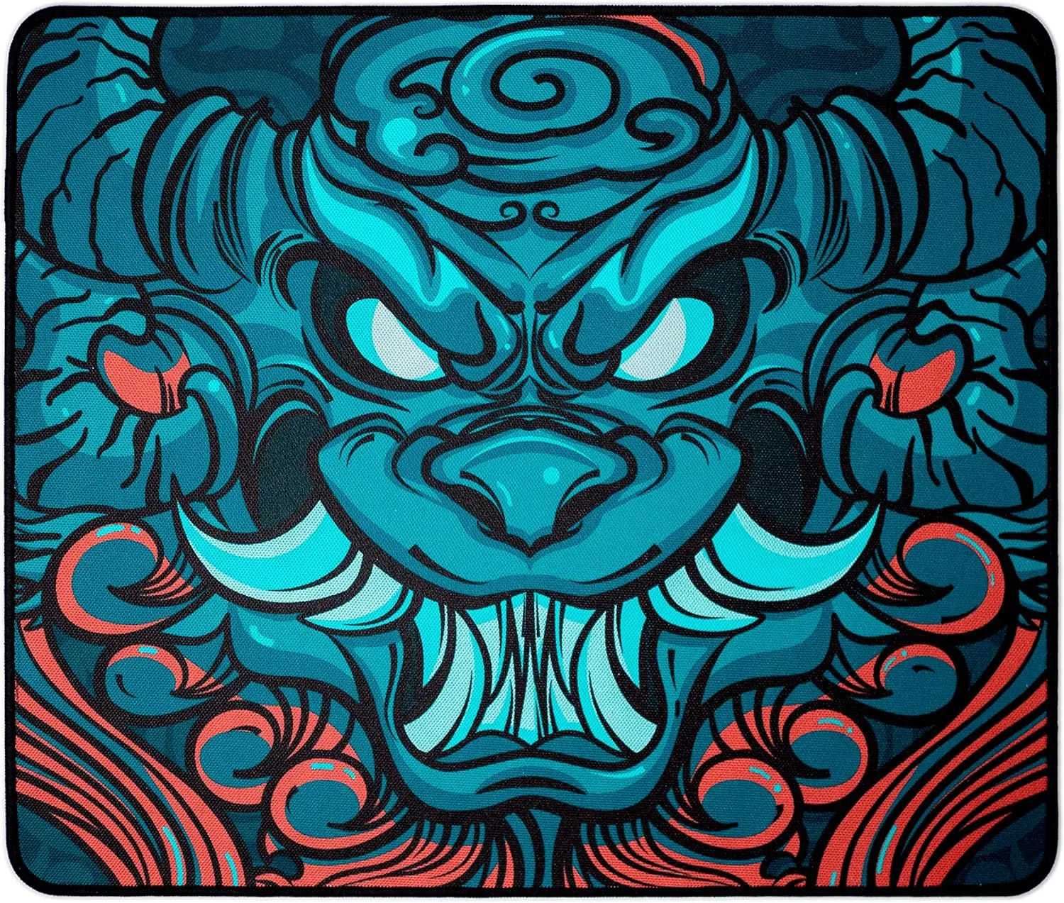 

Коврики для мыши Tiger, стандартный размер, тканая сетчатая ткань высокой плотности, грубая зернистая текстура, большой игровой многоцветный дизайн Beast