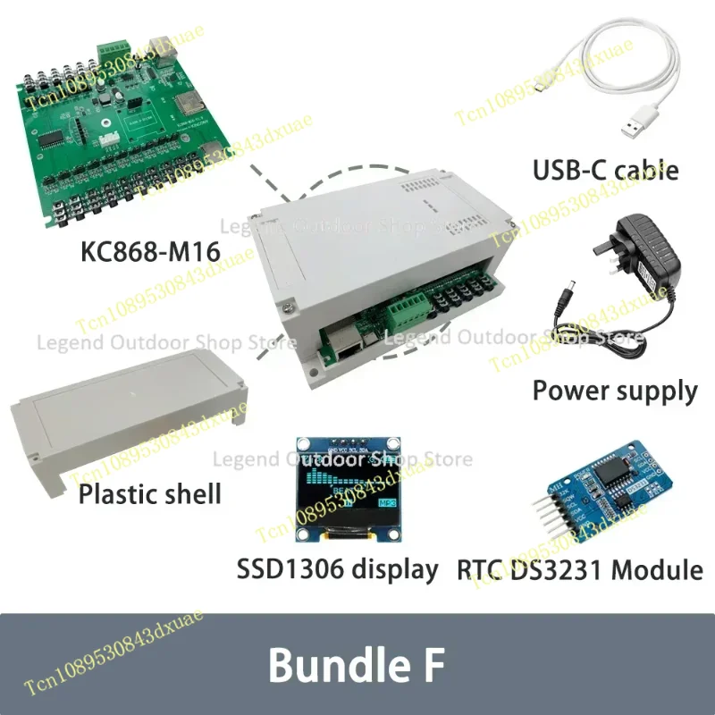 KC868-M16V2  ESP32 16 Channel CT Clamp Energy Monitor No APP Control for Esphome Home Assistant