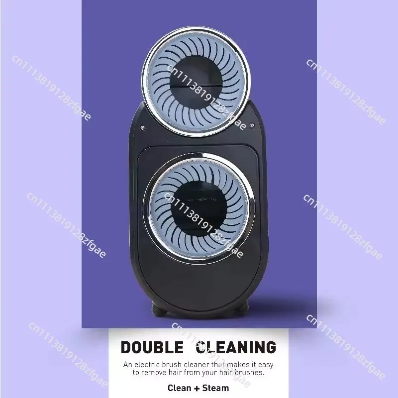 New Project Design Salon Barber Electric Hair Round Brush Cleaner Steamer Belt Portable Professional Cleaning Brush