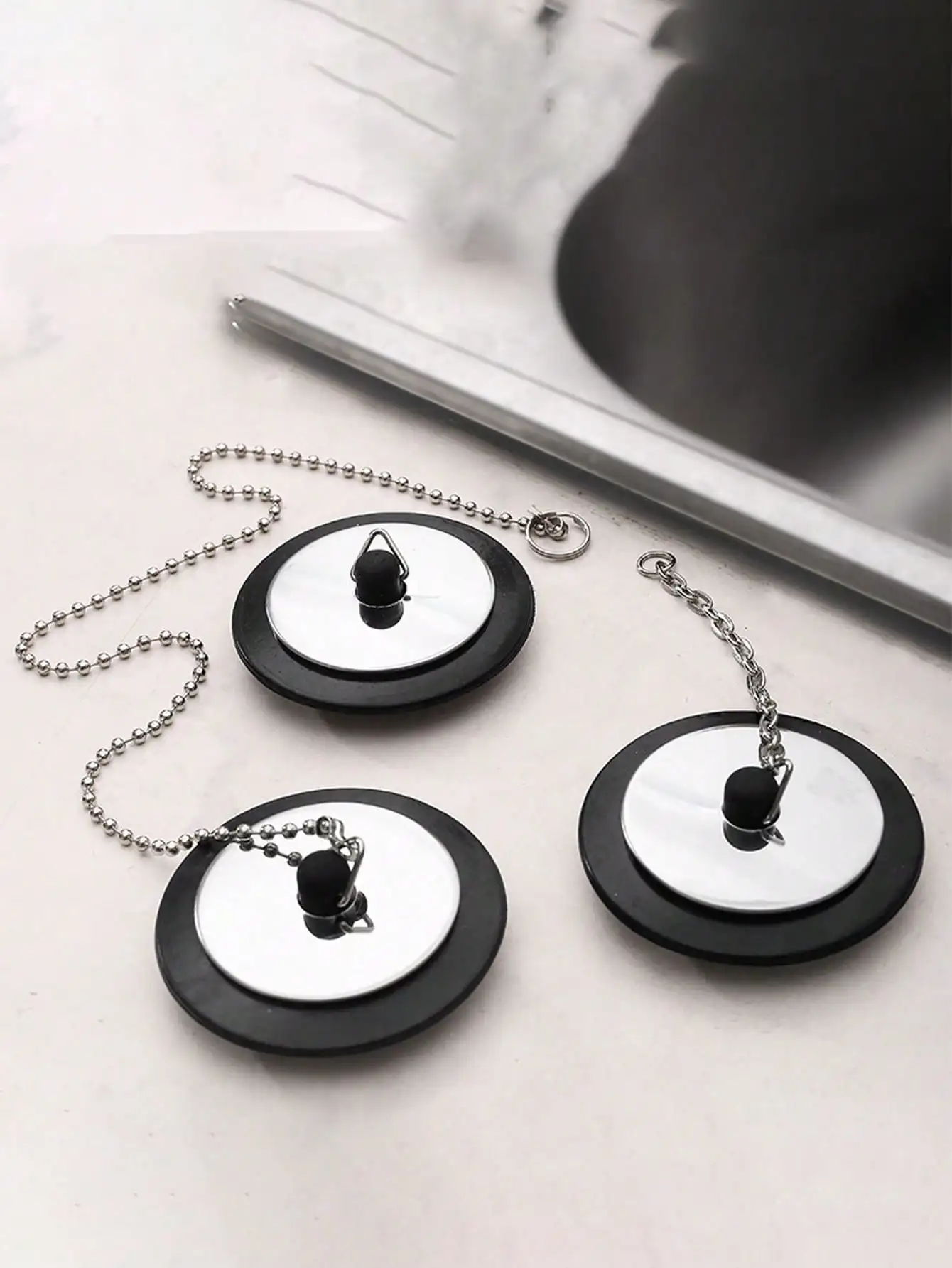 

1pc bathtub drain stopper, bathroom anti-odor sealing drain, corrosion-resistant and deformation-proof, sink drain plug