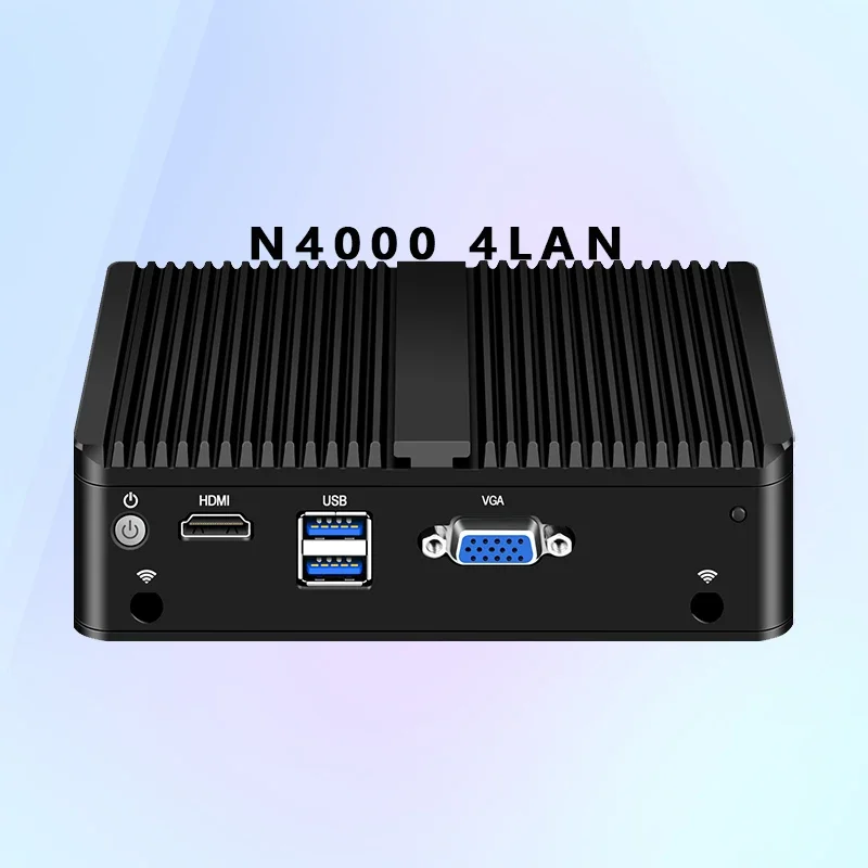 

Low Price Best Seller Barebones Fanless Thin Client Micro Pcs Cheap Industrial Computer Celeron N4000 Morefine Mini Pc