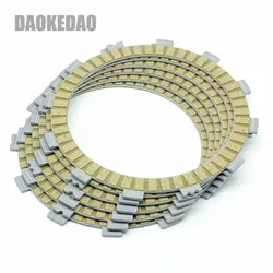 For Yamaha Virago XV400 89-94 XV535 87-88 93-00 XV535S 94-97 Drag Star DS4 XVS400 98-17 Clutch Friction Disc Plate Kit 6 Pieces