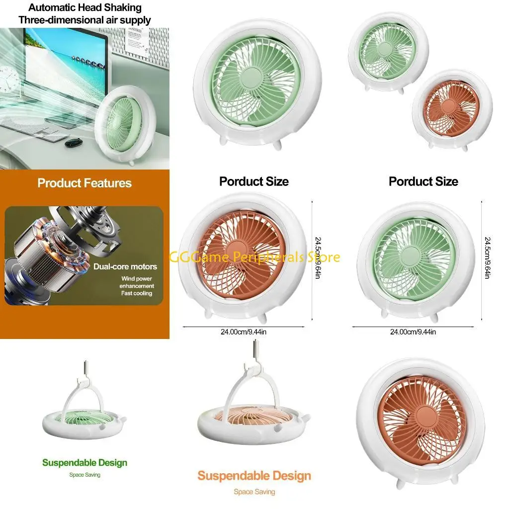 

U55B USB Fan for Better Cooling,USB Desk Fan for Bedroom Dorm Indoor Outdoor Camping