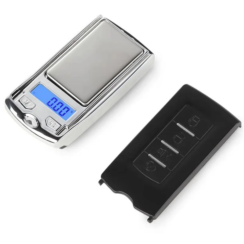 Balança eletrônica digital portátil de alta qualidade, 0.01g, chave de carro, com display lcd, mini balança digital de bolso para joias, itens pequenos
