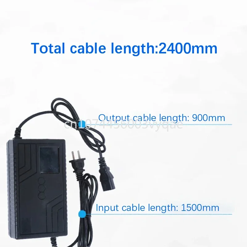 Caricabatterie intelligente 36V 48V 60V 72V 5A con LCD per 43.8v 42V 58.4V 73V 84V 87.6V 71.V 3.8A 67.2V li ion lipo piombo acido