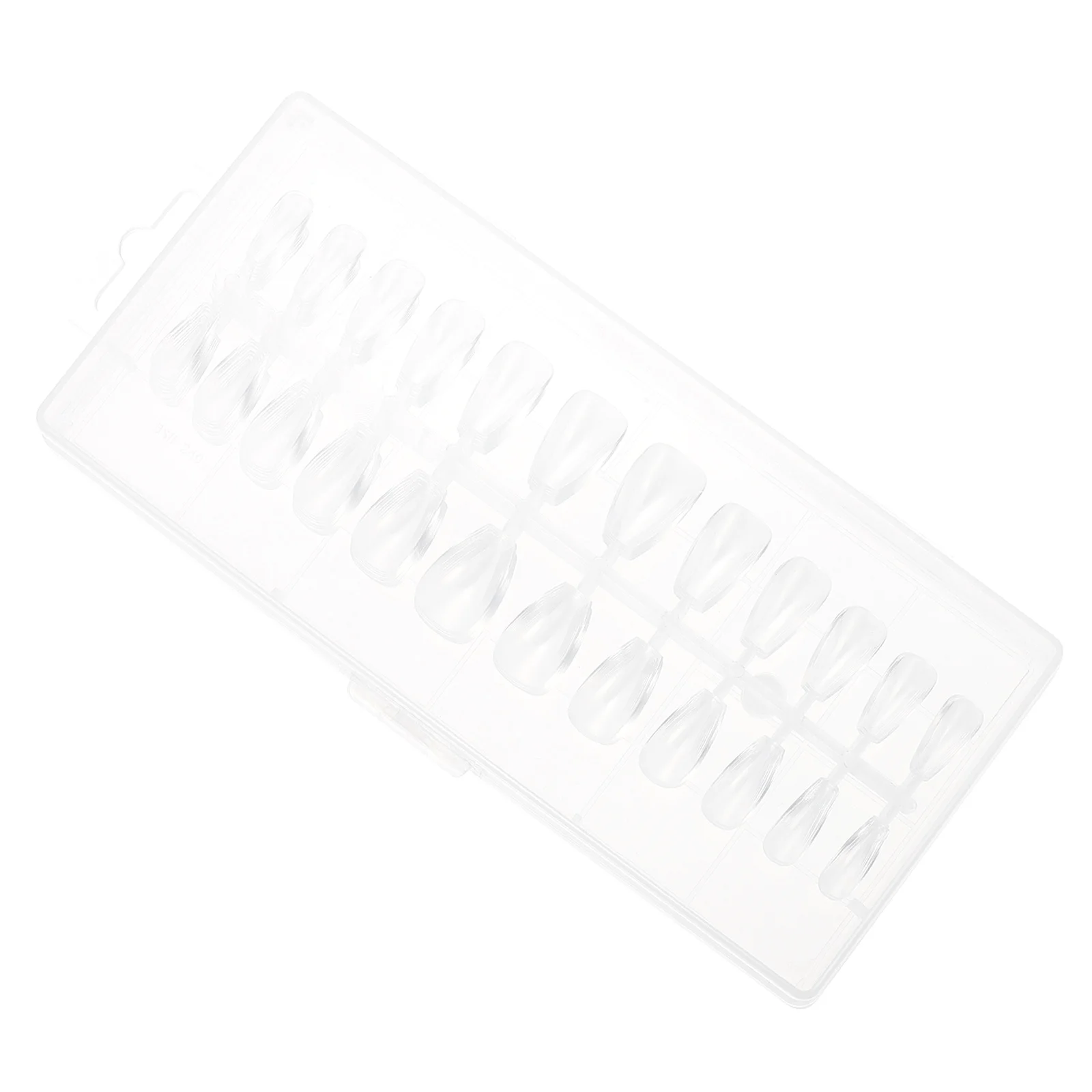 

240pcs Detachable Patches Transparent Reusable Artificial Nails Safe Fake Tips Fake Nails For Women Party Christmas