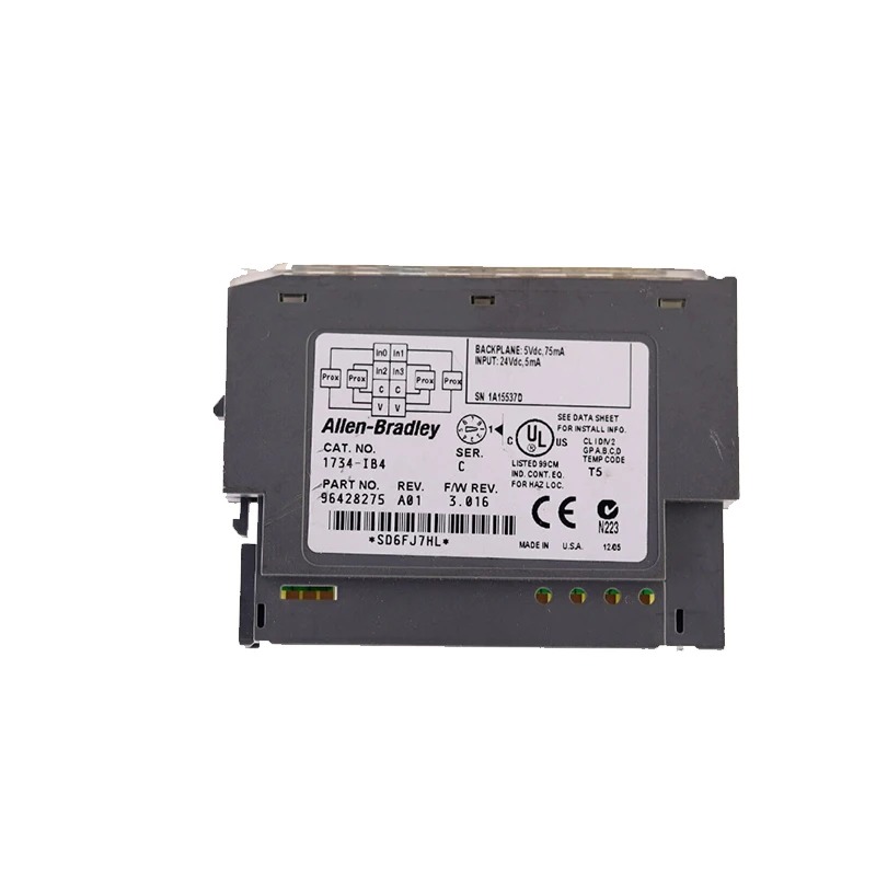 Pacote original 1734-IB4, PONTO Io 24V DC 4-Channel Sink Módulo de entrada, 100% novo