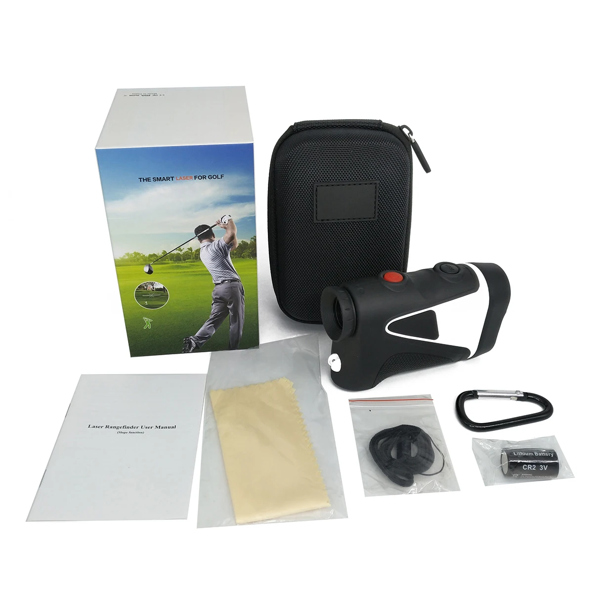 1100 Yards Golf Slope Laser Rangefinder with Flagpole Lock Vibration Range Finder for Golfing