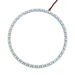 1PCS X White Yellow Red Blue Green 150mm 45 LED Angel Eyes Ring Round Car SMD Light Lamp Bulb Headlight DC9-14V
