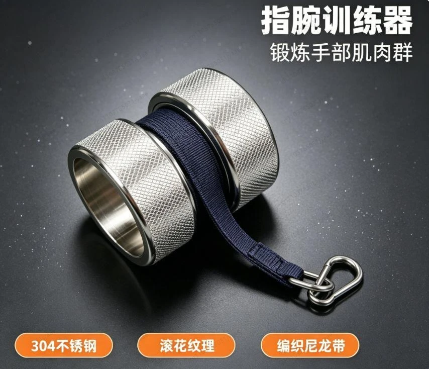 

7-Speed Stainless Steel Wrist & Finger Integrated Trainer Forearm Muscle Builder Arm Wrestling Exerciser Customizable