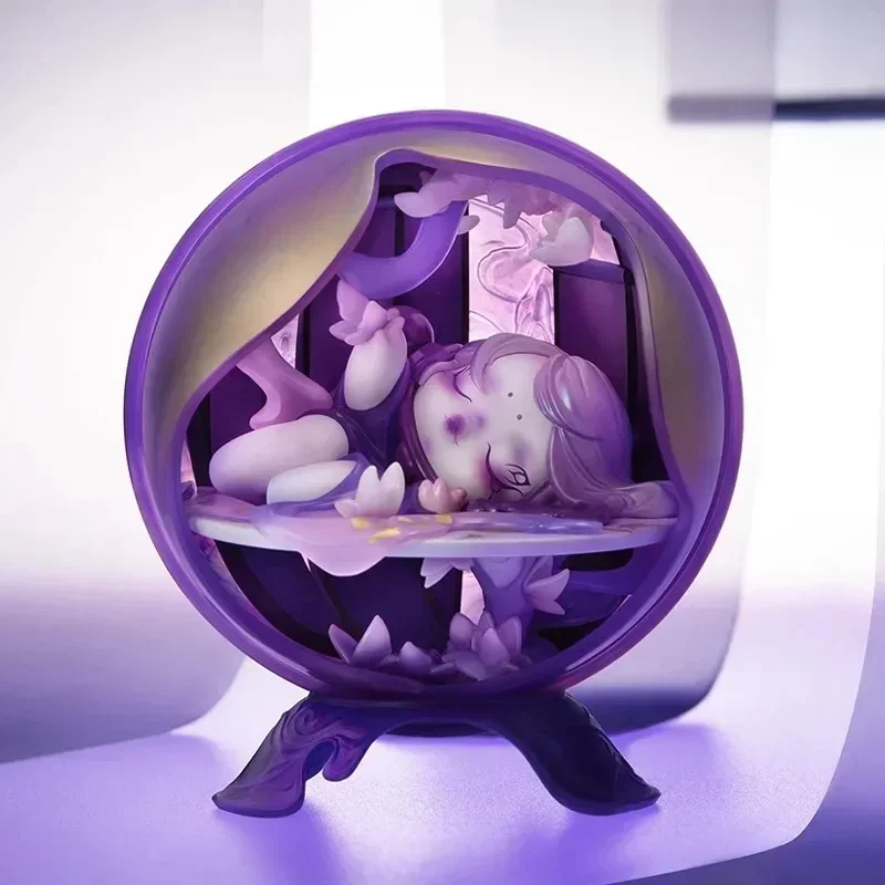 البوب مارت SKULLPANDA سلسلة ميراج صندوق أعمى صندوق غامض تخمين حقيبة اللعب دمية لطيف أنيمي الشكل سطح المكتب الحلي جمع