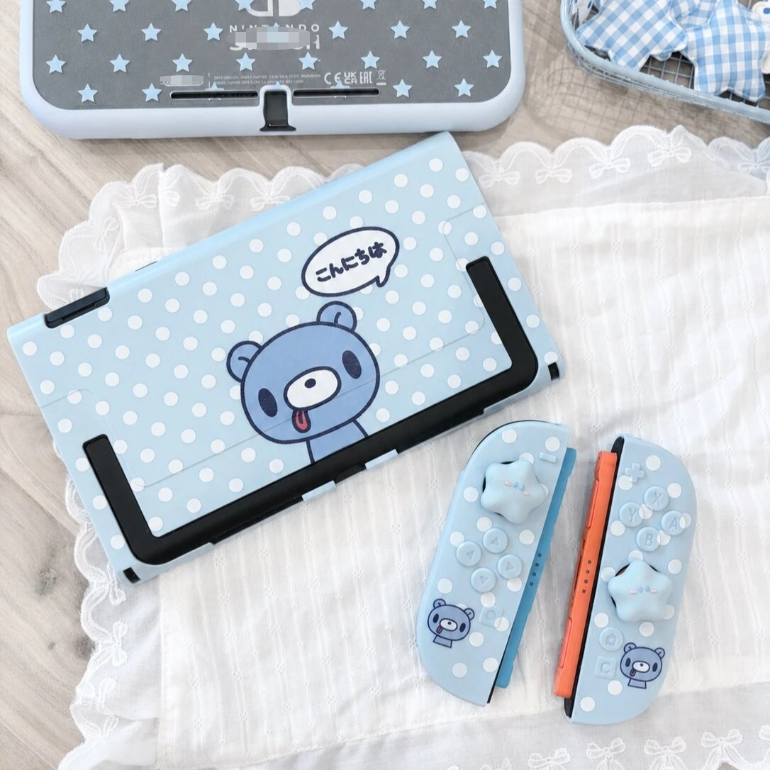 Étui rigide mignon à pois avec - Gaming Console Nintendo Switch avis et prix