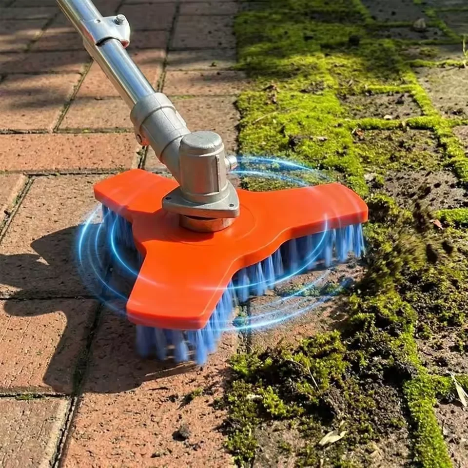 

3T Design Lawn Mower Cleaning Brush High-Efficiency Nylon Weeding Brush Head Cleaning Garden Tool Brush Cleaning Tools Accessory