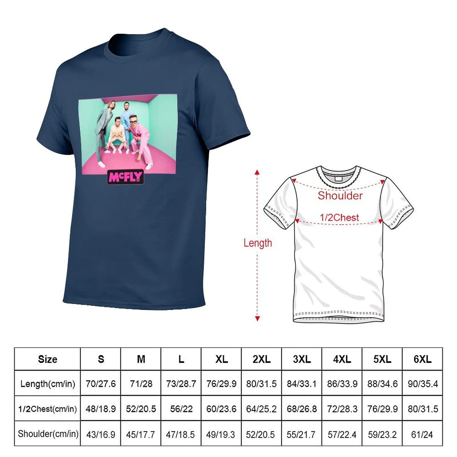 McFly Band Photo T-Shirt man t shirts high quality luxury brand t shirts for man cotton T-Shirt