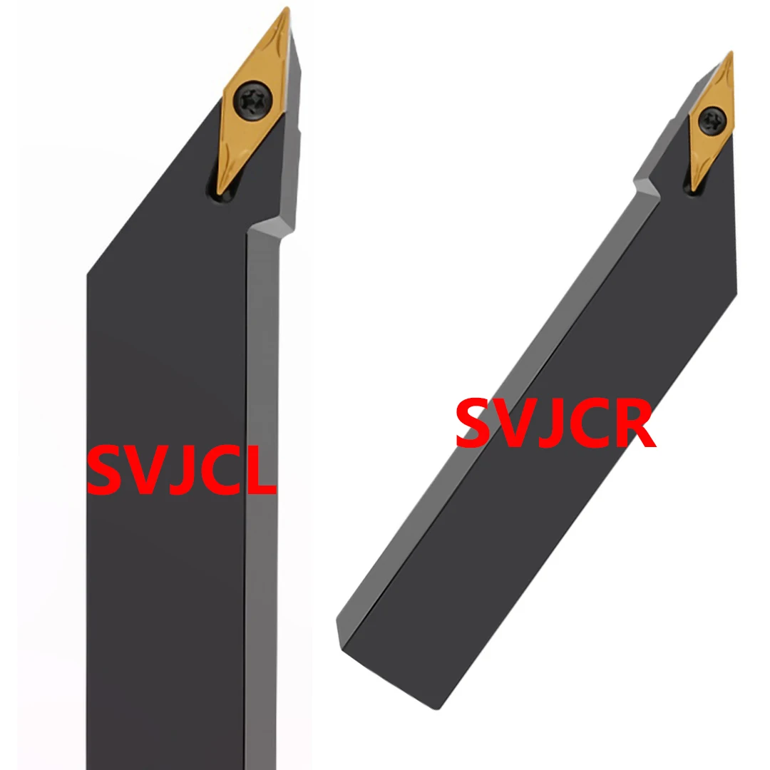 

OYYU SVJCR SVJCL 10mm External Turning Tool Holder S-Type Screw Lock CNC Shank for VCMT110304 VCMT Inserts Metal Lathe Cutter