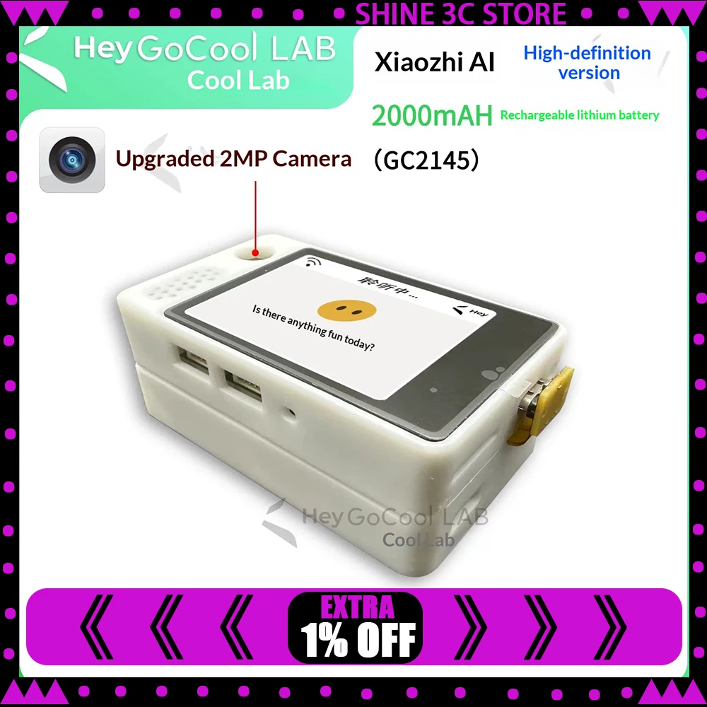 GoCool smart robot ESP32S3 development board Intelligent learning LCKFB-ESP32-S3 robot 300,000 pixel camera Gifts