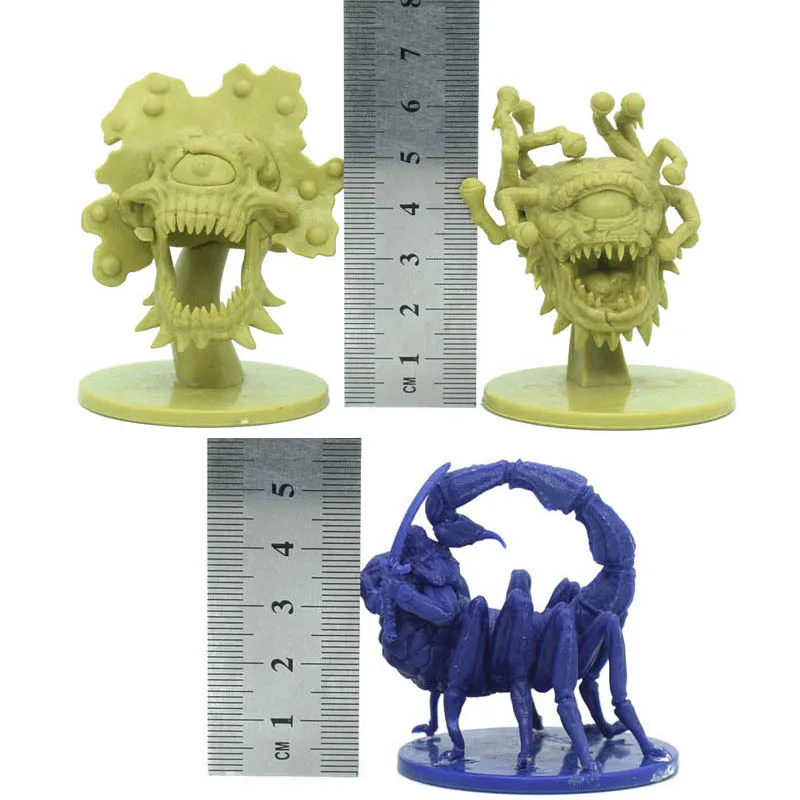 TRPG BBG board game miniatures dungeons monsters Beholder Death Tyrant giant scorpion Muiral  figures