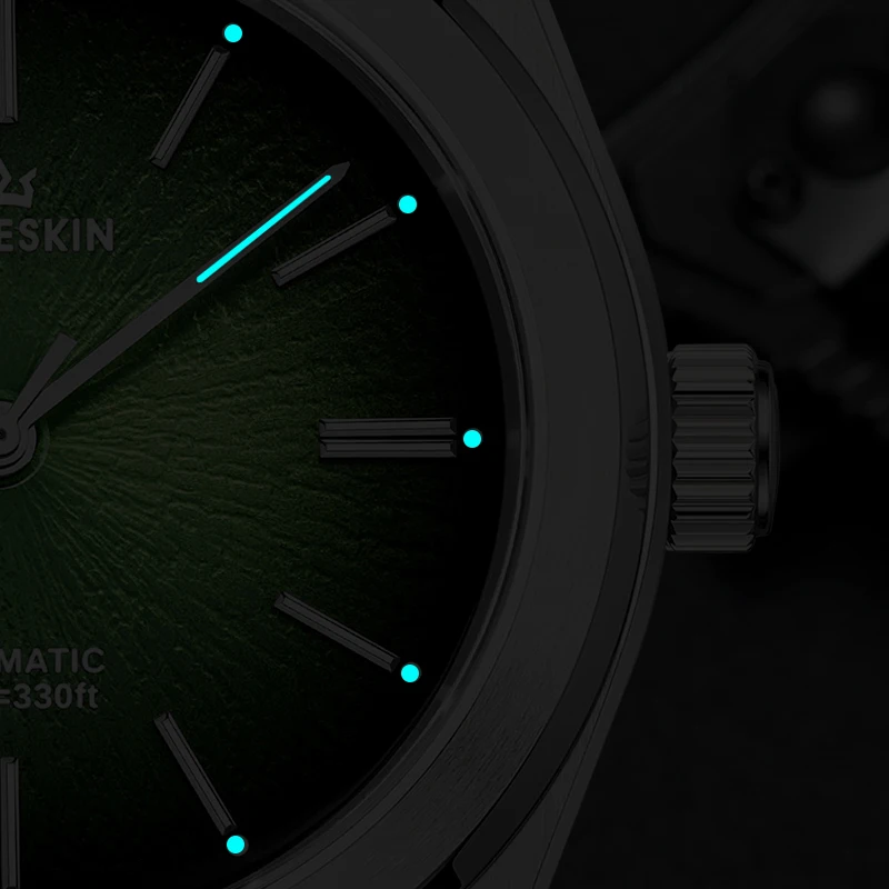 AddiesKin K001 Men's Automatic Mechanical Watch Miyota 9015 Sapphire Crystal 39mm Slim Luxury Wristwatch BGW9 Luminous Watch