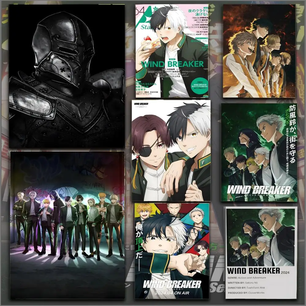 Haruka Sakura Poster Peel And Stick Matte Self Adhesive PVC Easy Apply Removable Waterproof Frameless Home Decor