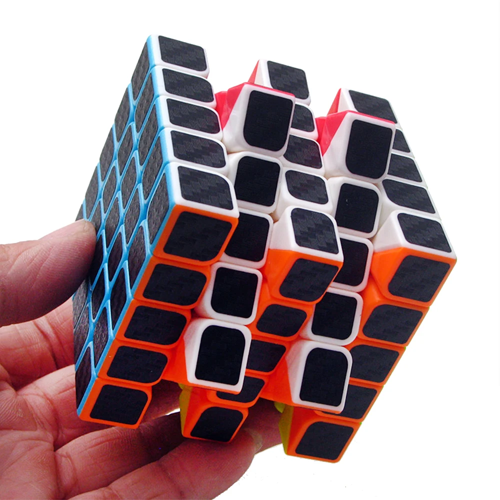 5 By 5 ZCUBE Carbon Fiber Z-CUBE Speed Magic Black 5*5*5 Puzzle Z CUBE 5x5x5 Cibe Brain Development Game Kids Toy Boy 7 to 12 Yr