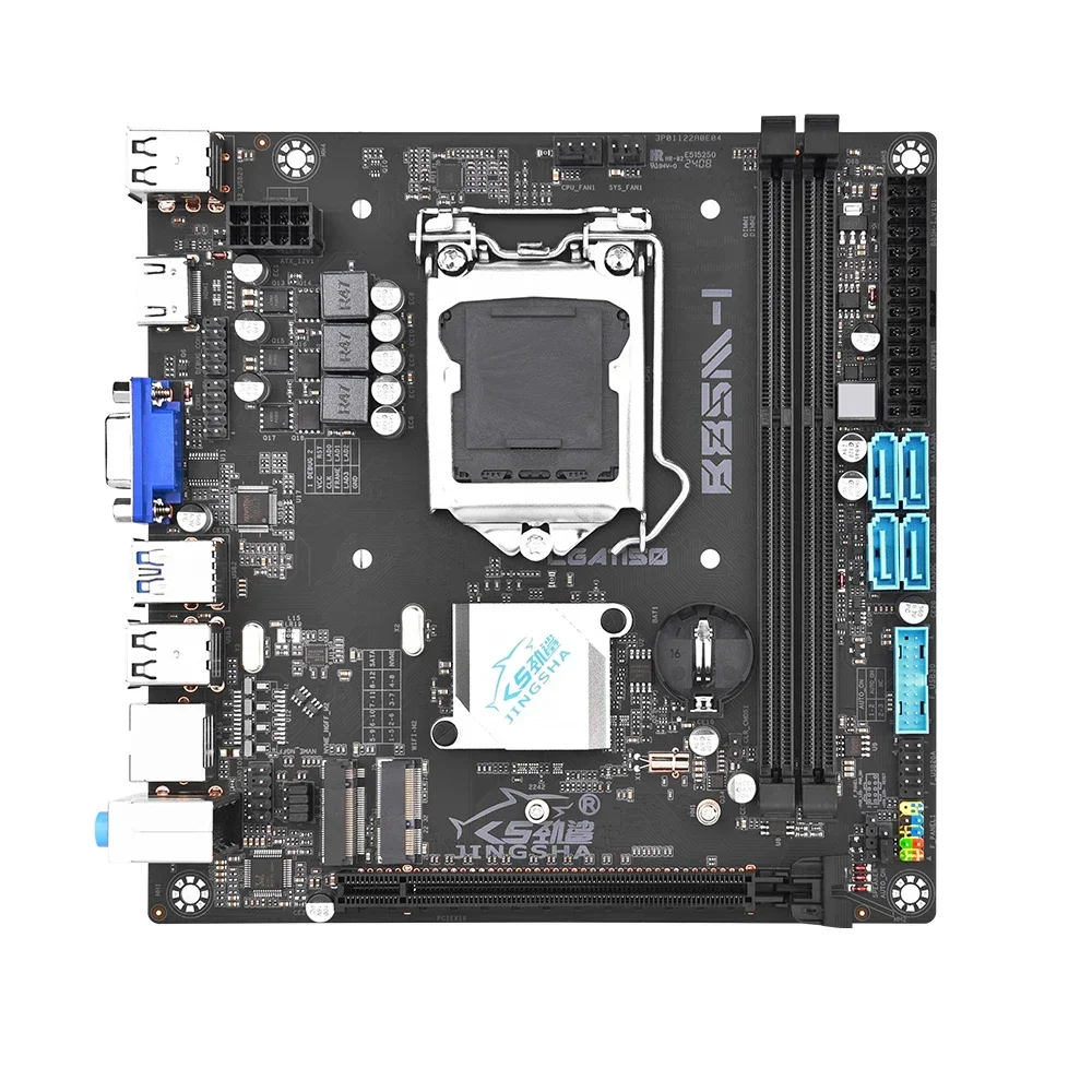 JINGSHA B85 itx Motherboard Set with i3 4170 CPU + 8GB DDR3 RAM Placa Mae LGA 1150 Desktop Assembly Combo Kit LGA1150