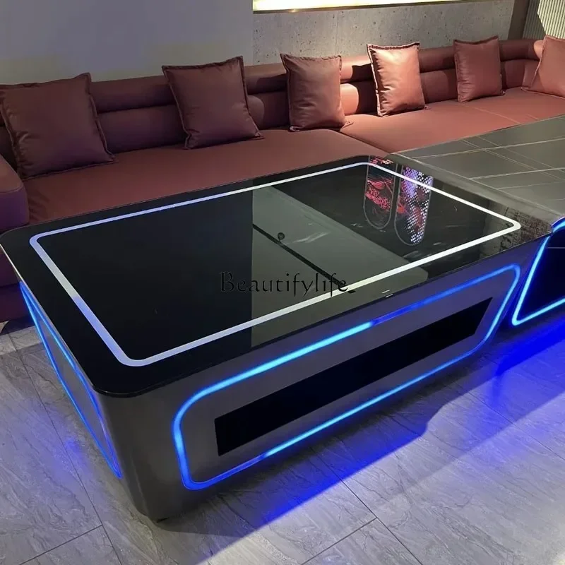 

LAbyss KTV coffee table clear bar premium clubhouse booth luminous bar table